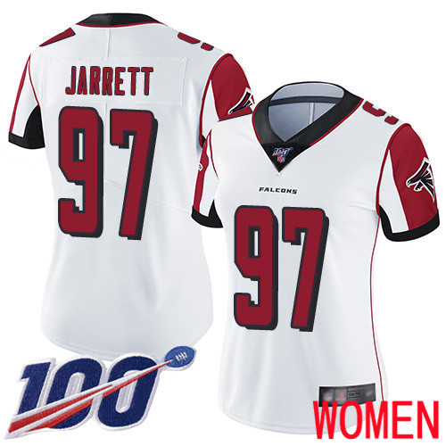Atlanta Falcons Limited White Women Grady Jarrett Road Jersey NFL Football #97 100th Season Vapor Untouchable->youth nfl jersey->Youth Jersey